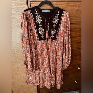 Boho dress- size 10